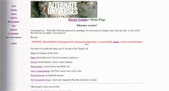 Desktop Screenshot of alternateuniverses.com